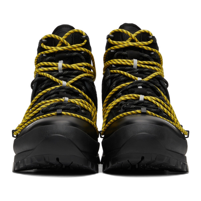 Shop Moncler Black Glacier Boots In 999 Black