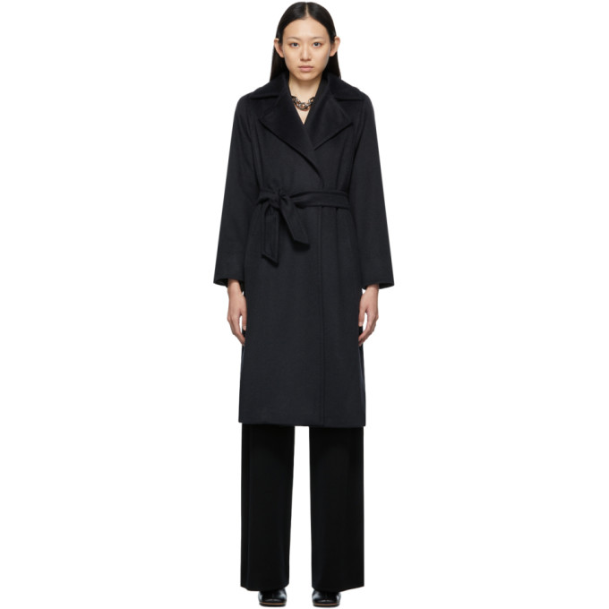 MAX MARA NAVY MANUELA ICON COAT