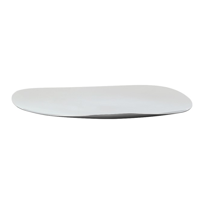 Shop Georg Jensen Silver Cobra Serving Platter In N/a