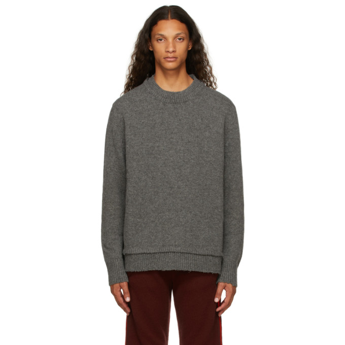 MAISON MARGIELA GREY DÉCORTIQUÉ SWEATER