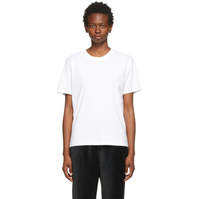 ALEXANDER WANG T WHITE PUFF LOGO T-SHIRT