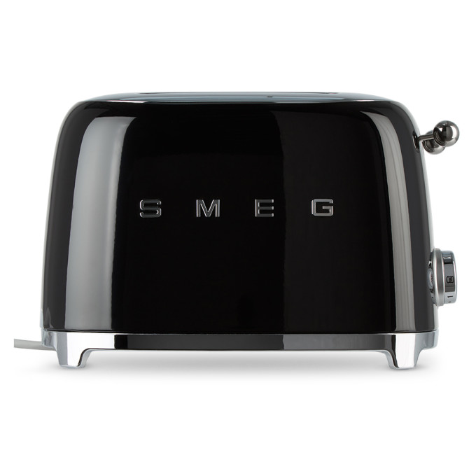 Smeg Black Retrostyle 4 Slice Toaster ModeSens