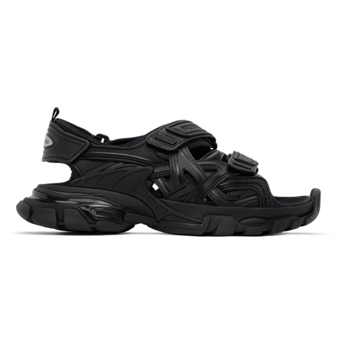 BALENCIAGA BLACK TRACK SANDALS