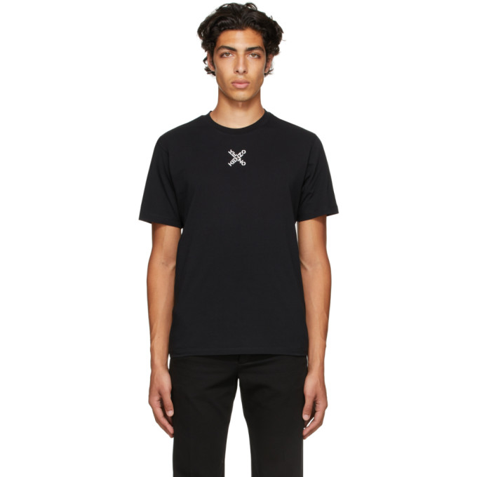 KENZO BLACK SPORT LITTLE X T-SHIRT