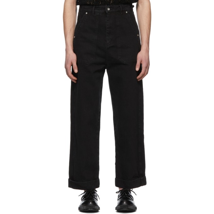 Henrik Vibskov Black Crumpet Denim Jeans