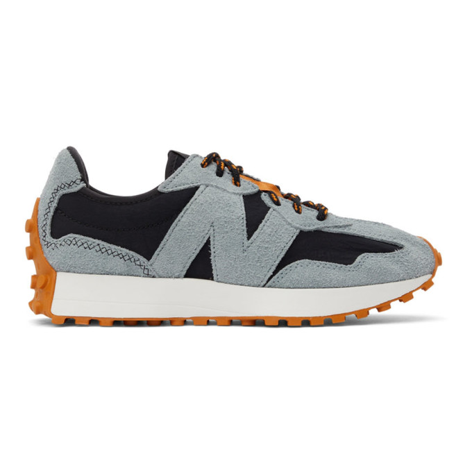 New Balance Black \u0026 Grey 327 Sneakers 