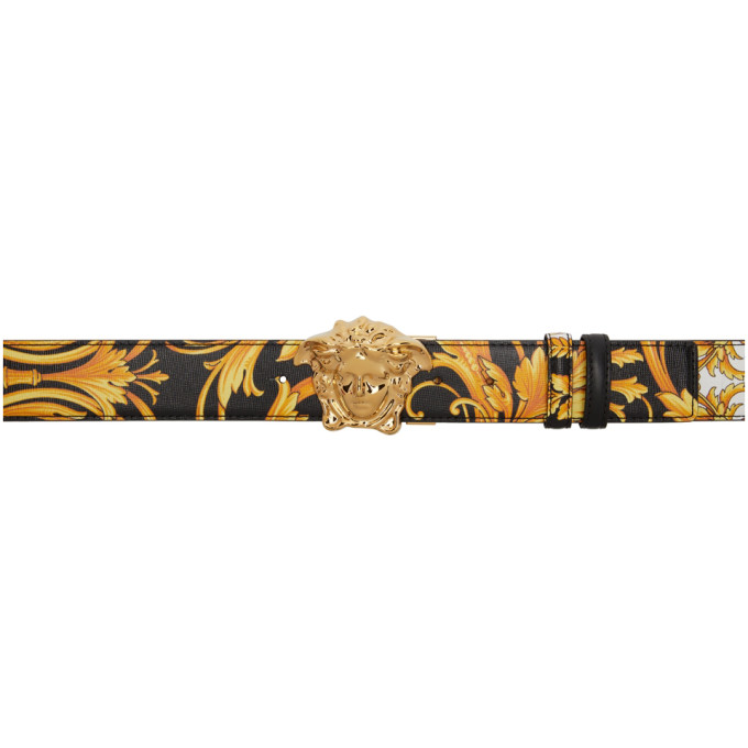 VERSACE BLACK & GOLD 'LE POP CLASSIQUE' 'LA MEDUSA' BELT