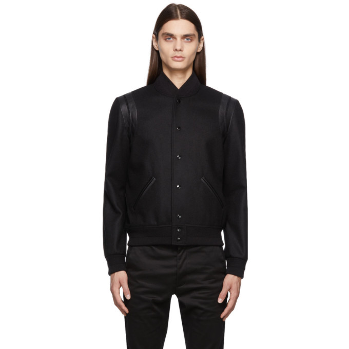 black teddy bomber jacket