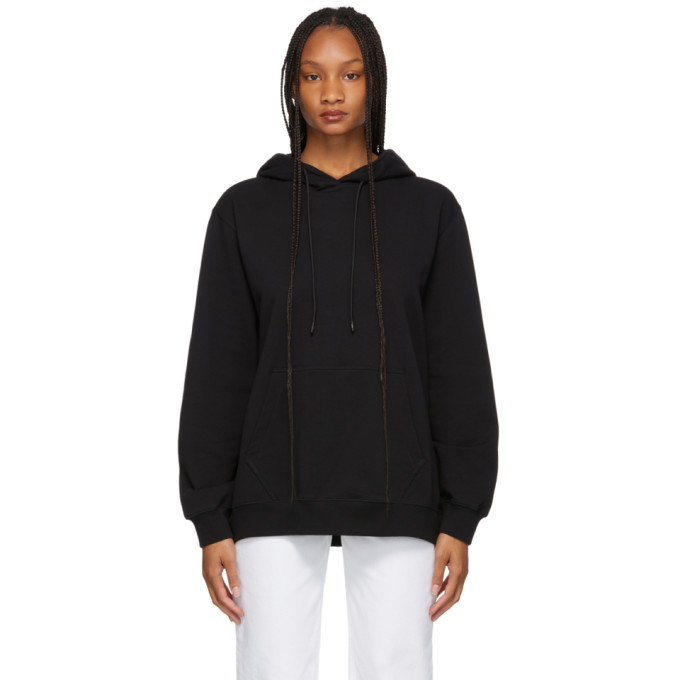 MSGM BLACK LOGO HOODIE