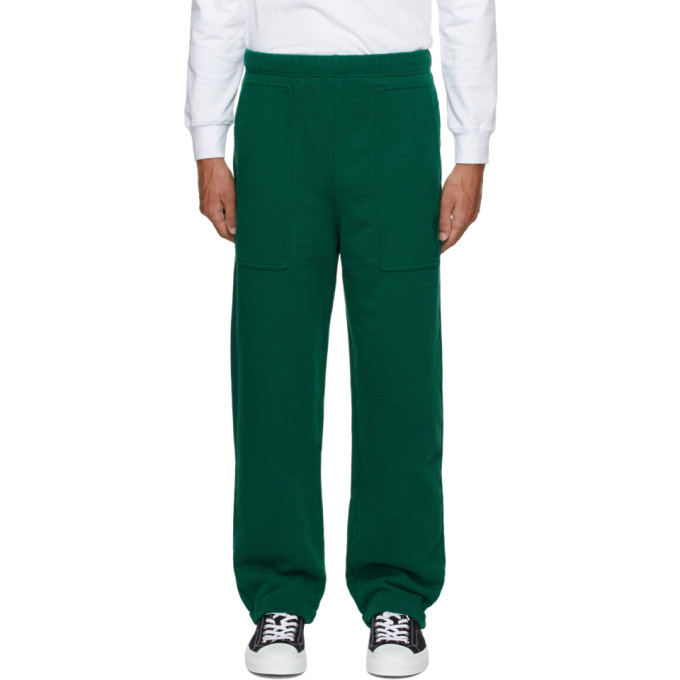 AMI ALEXANDRE MATTIUSSI GREEN AMI DE CŒUR LOUNGE PANTS