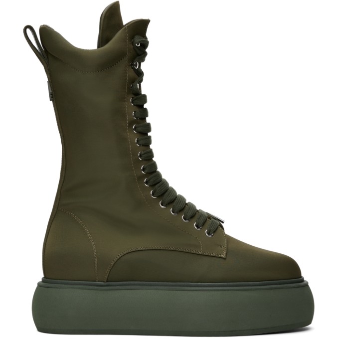 ATTICO GREEN SELENE BOOTS