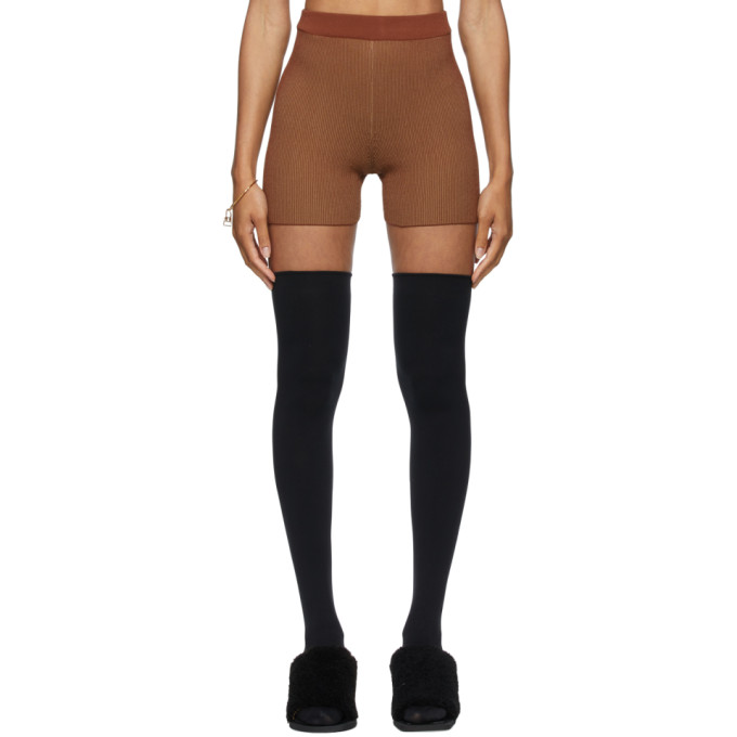 Shop Jacquemus Brown La Montagne 'le Short Arancia' Shorts In 850 Brown