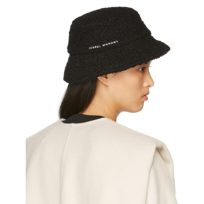 Isabel Marant Black Brushed Wool Denji 