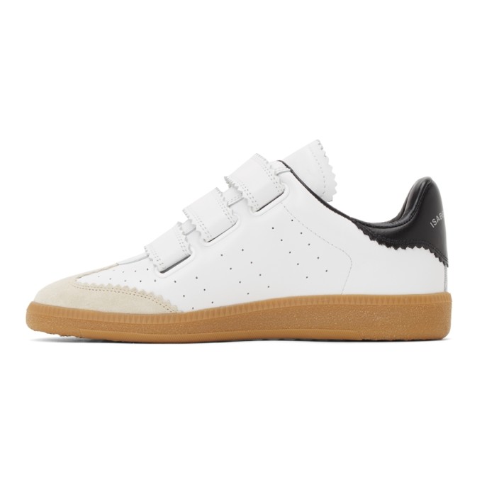 Shop Isabel Marant White Beth Sneakers In 20wh White