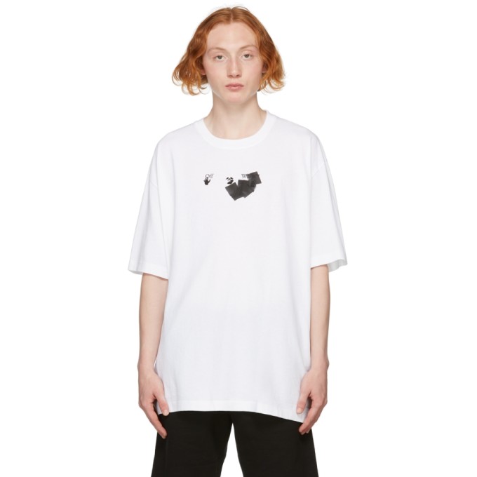 OFF-WHITE WHITE JUMBO MARKER T-SHIRT