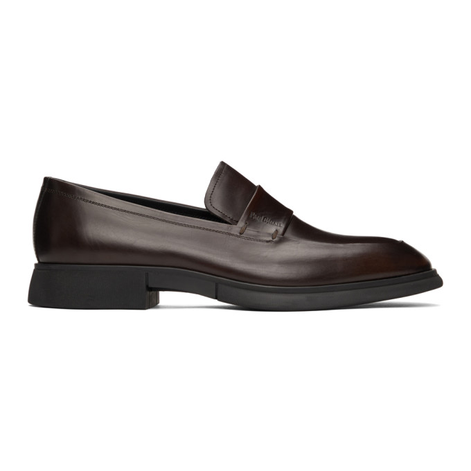 PAUL STUART BROWN MARSTON PENNY LOAFERS