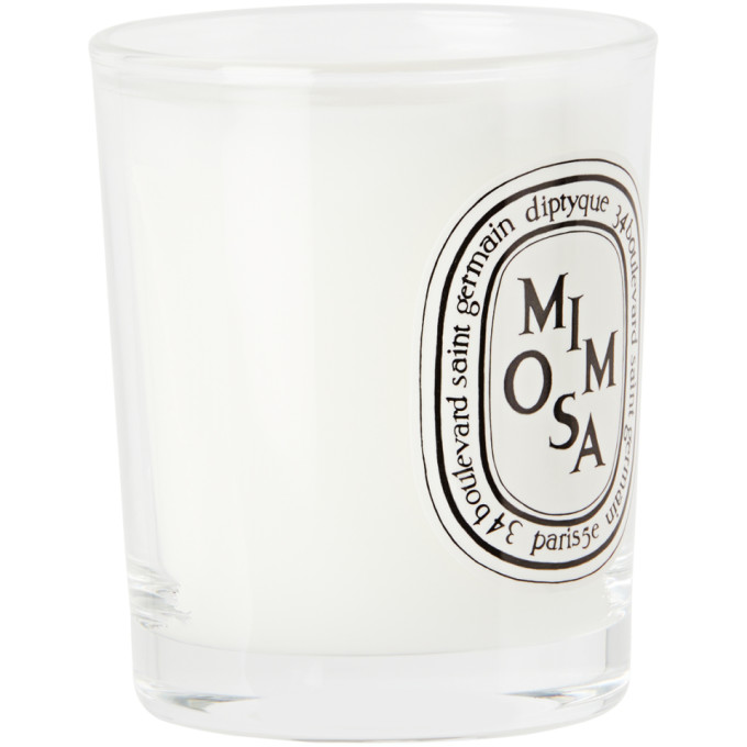 Shop Diptyque Mimosa Mini Candle, 70 G In Na