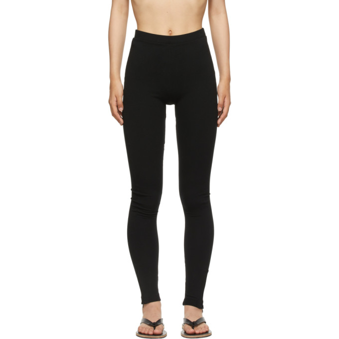 TOTÊME BLACK ZIP LEGGINGS