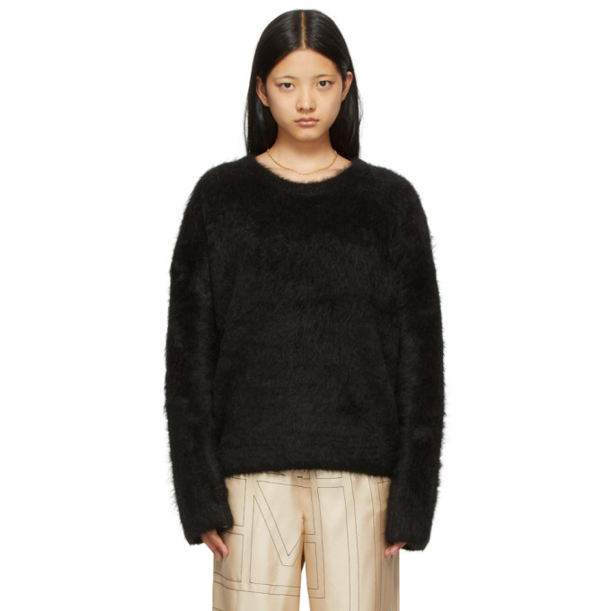 TOTÊME SSENSE EXCLUSIVE BLACK ALPACA BIELLA SWEATER