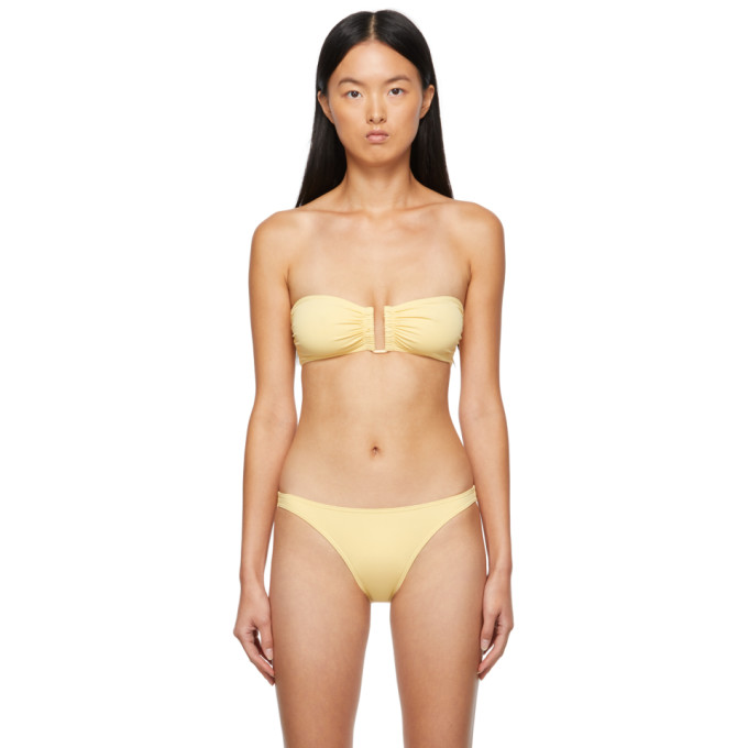 Eres Show Duni Strapless Bikini Top Canari In 00938 Canari