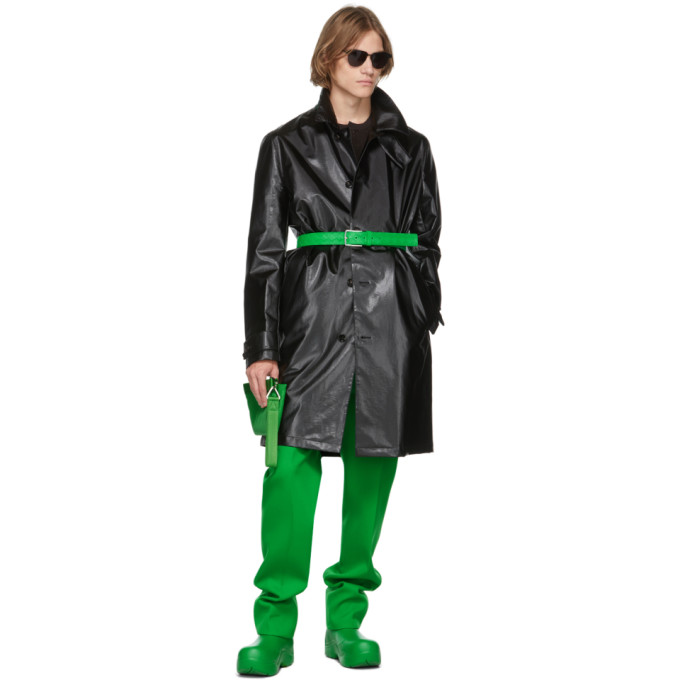 Bottega Veneta Green Matte Puddle Chelsea Boots In 3730 Grass