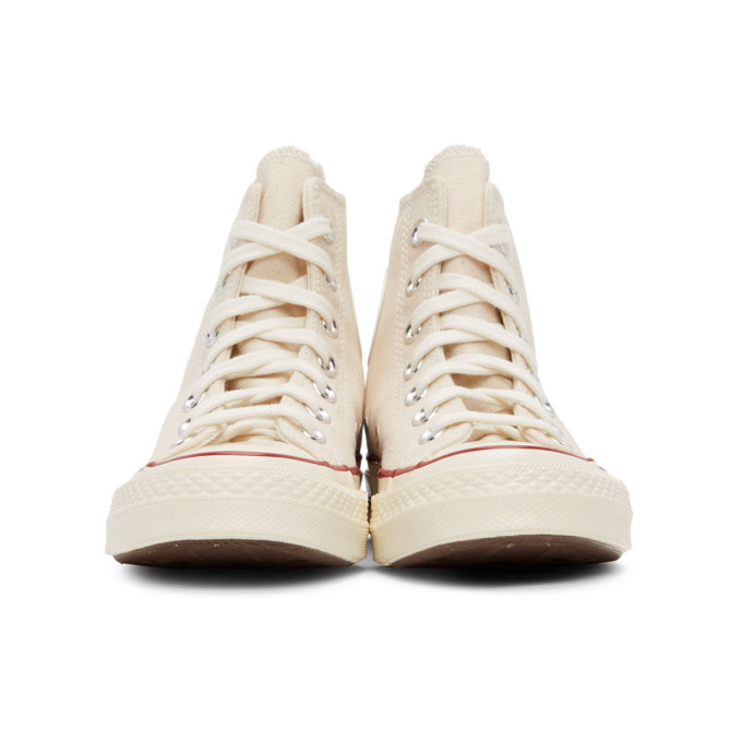 Shop Converse Off-white Chuck 70 High Sneakers In Parchment