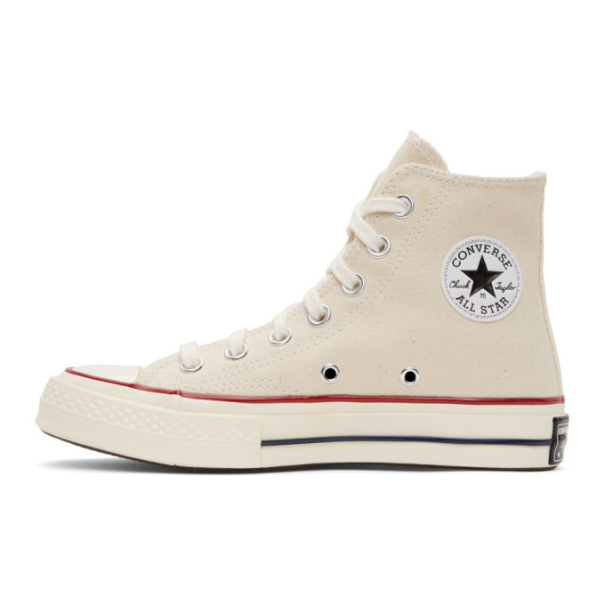 Shop Converse Off-white Chuck 70 High Sneakers In Parchment