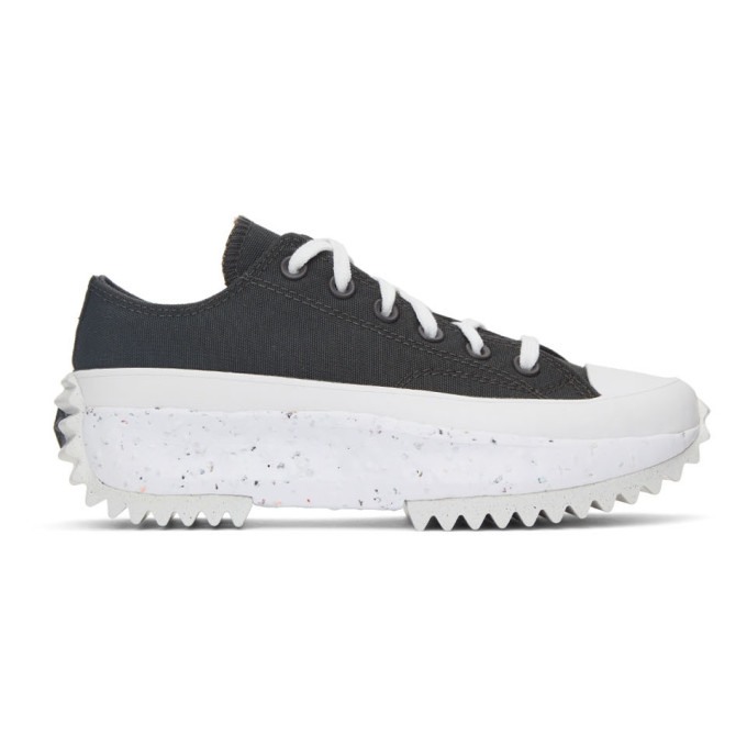 CONVERSE GREY SPECKLE RUN STAR HIKE LOW SNEAKERS