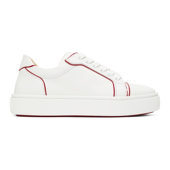 Christian Louboutin, Vierissima white red sneakers