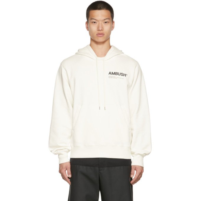 AMBUSH WHITE WORKSHOP HOODIE