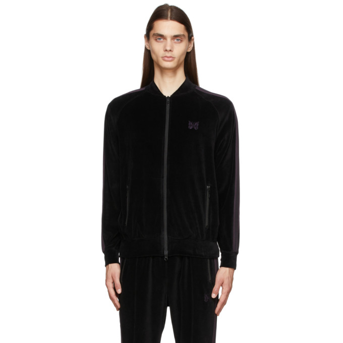 needles velour track jacket