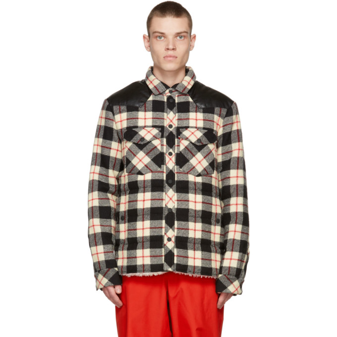 multicolor flannel jacket