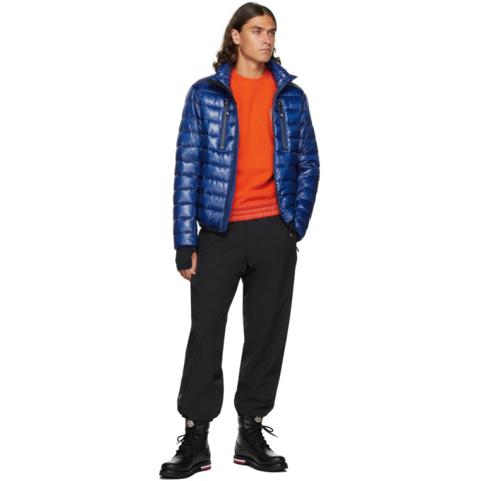 Shop Moncler Blue Packable Down Quilted Jacket In 754 Blue