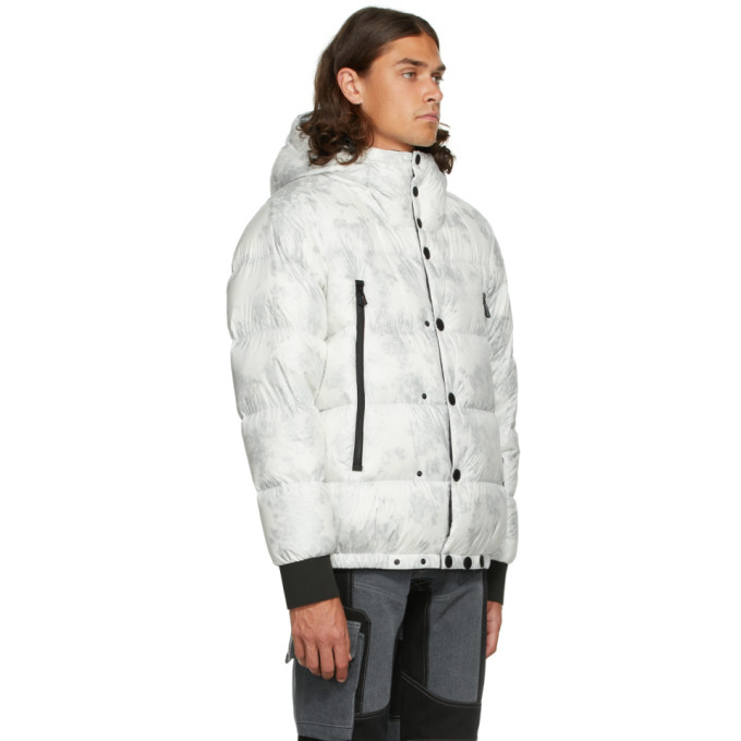 Shop Moncler White Down Noussan Jacket In 032 White