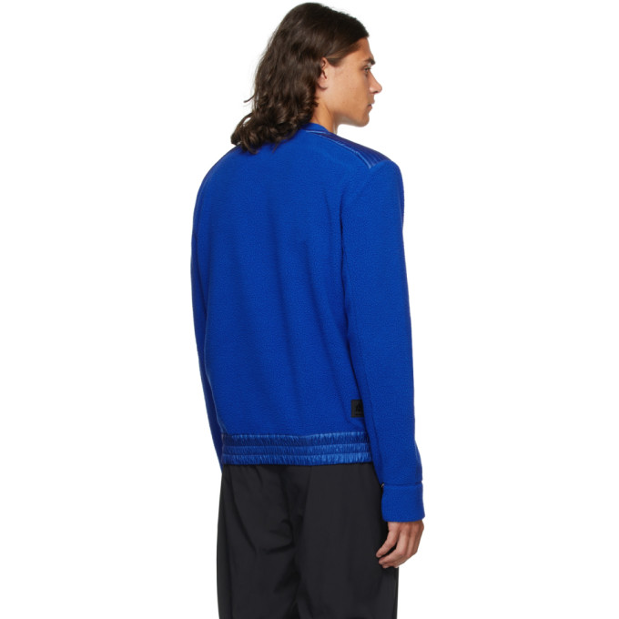 Shop Moncler Blue Maglia Sweatshirt In 749 Blue