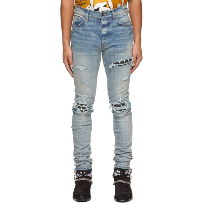 AMIRI BLUE PLAYBOY EDITION MX1 JEANS