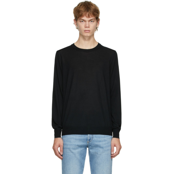 BRUNELLO CUCINELLI BLACK CASHMERE SWEATER