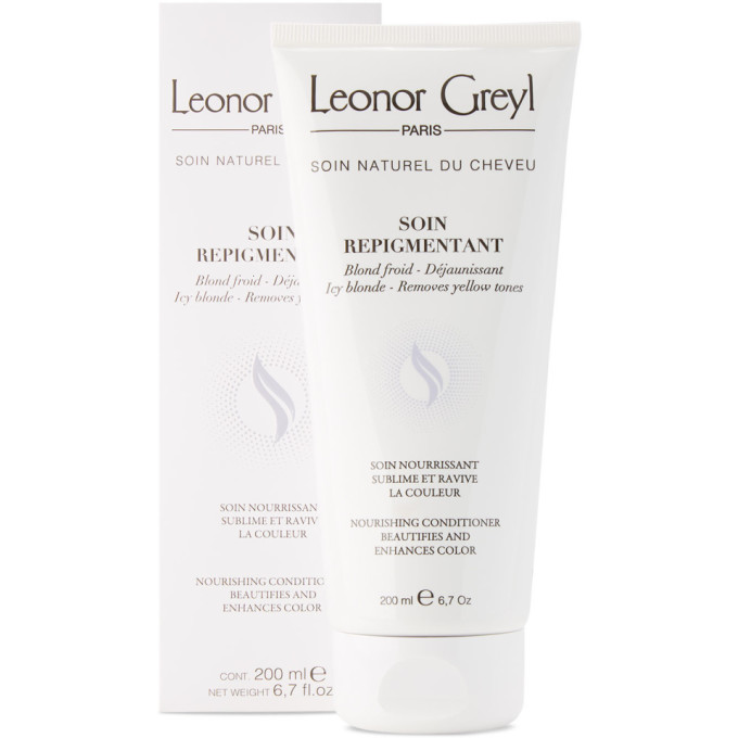 Shop Leonor Greyl Icy Blonde 'soin Repigmentant' Conditioner, 200 ml In N/a