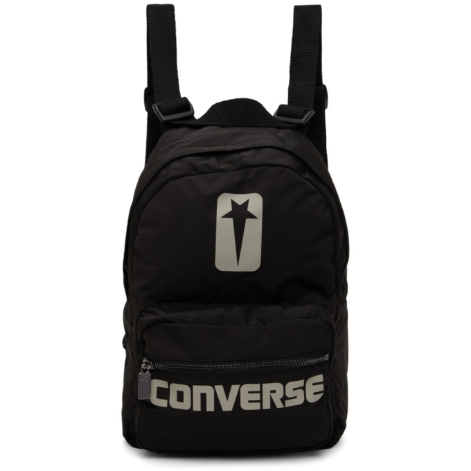 Rick Owens Drkshdw Black Converse Edition Backpack In 09 Black