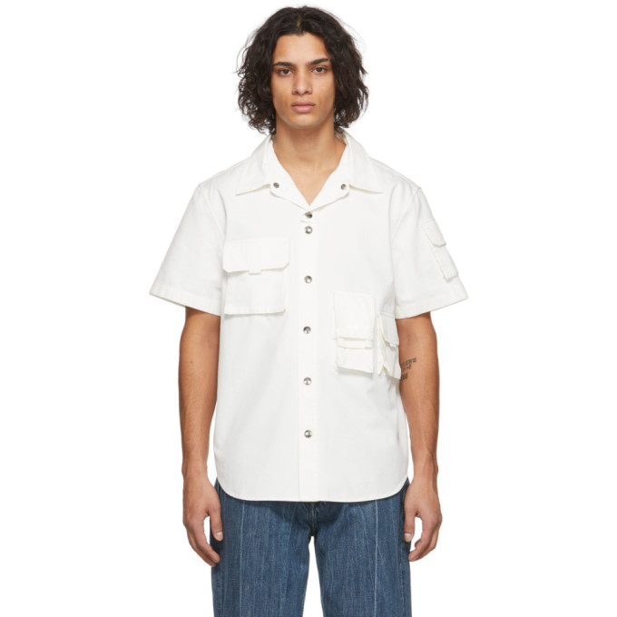 Short-sleeved Cotton-twill Shirt 