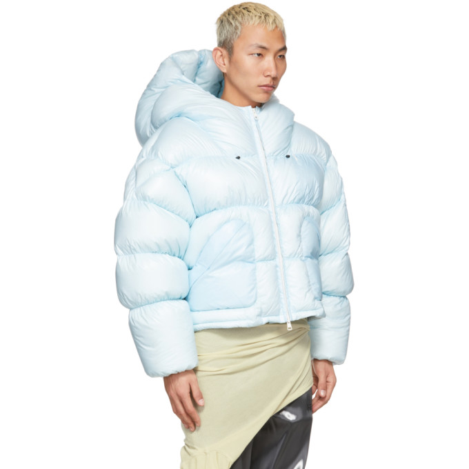 Shop Moncler Genius Moncler Dingyun Zhang Blue Down Josa Jacket In 715 Blue