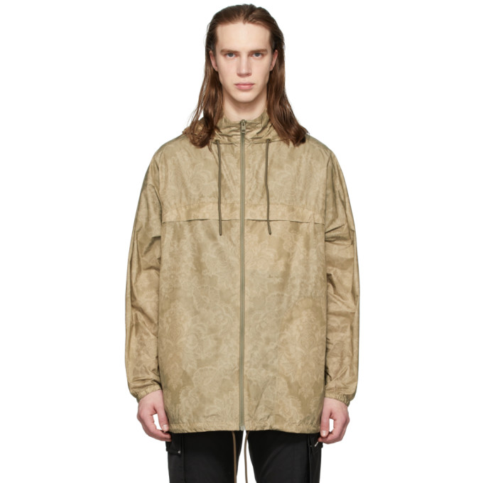 Shop Moncler Genius Khaki Chahiz Jacket In 830 Olive