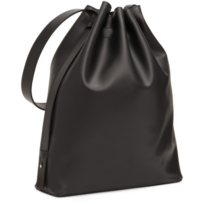 Aesther Ekme Black Maxi Marin Shoulder Bag In 101 Black