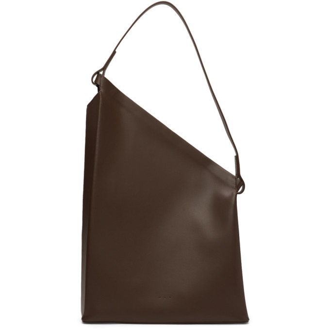 Aesther Ekme Brown Sway Shopper Tote In 179 Chocolate