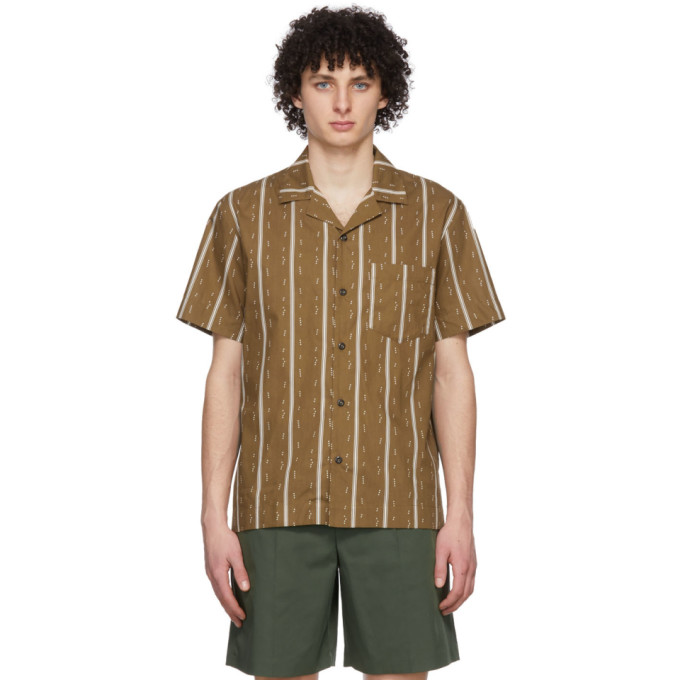 Apc Tan Edd Shirt In Cad Noisette