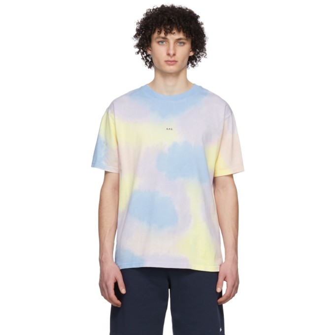 APC MULTICOLOR TIE-DYE ADRIEN T-SHIRT