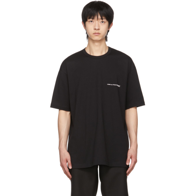 COMME DES GARÇONS SHIRT BLACK LOGO T-SHIRT