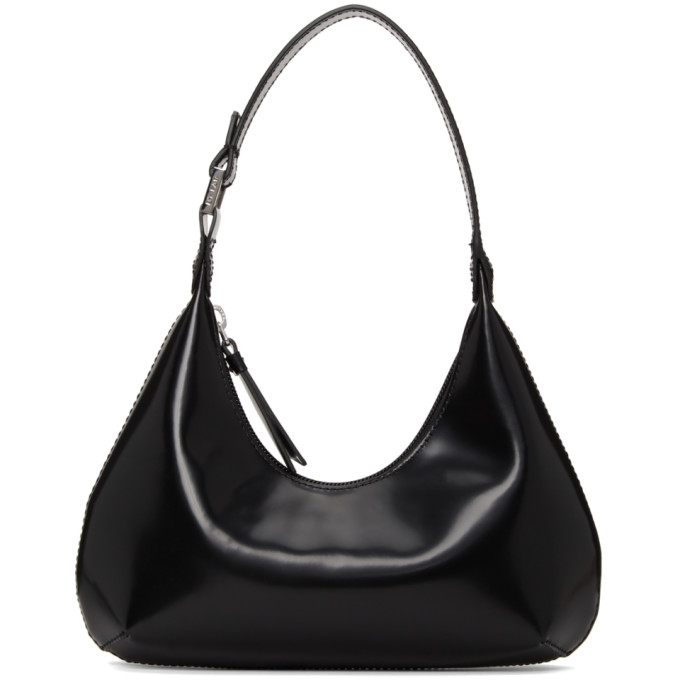 By Far Black Baby Amber Shoulder Bag In Bl Black