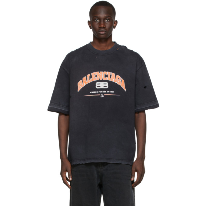 Balenciaga Maison Crewneck T-Shirt