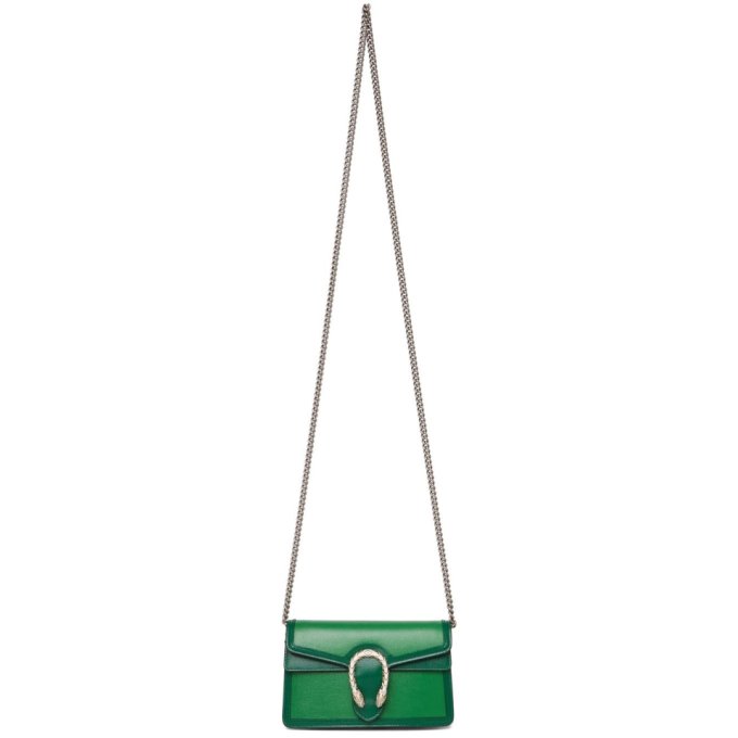 Gucci Super Mini Dionysus Crossbody Bag - Green